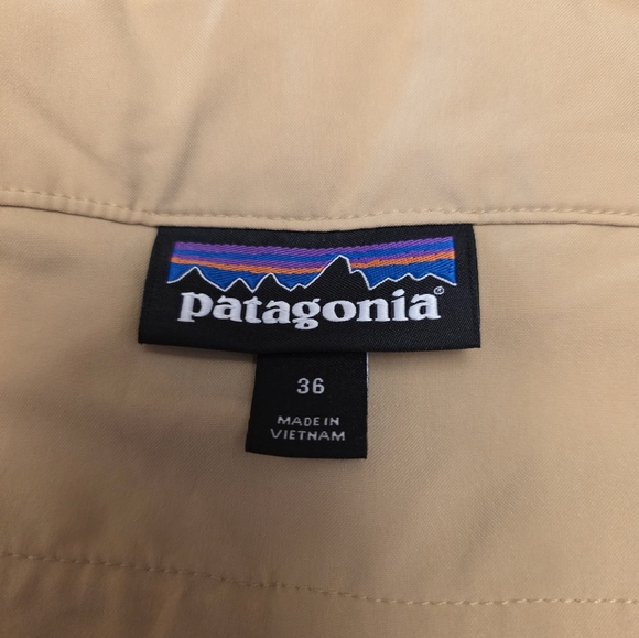 Patagonia Men's Tan Cargo Hiking Pants Size 36x32 - Picture 11 of 12